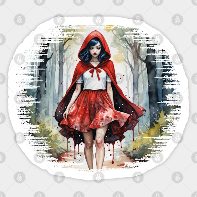 Red Riding Hood Sticker by KeopsMurat